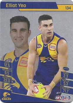 2022 AFL TeamCoach - Silver #134 Elliot Yeo Front